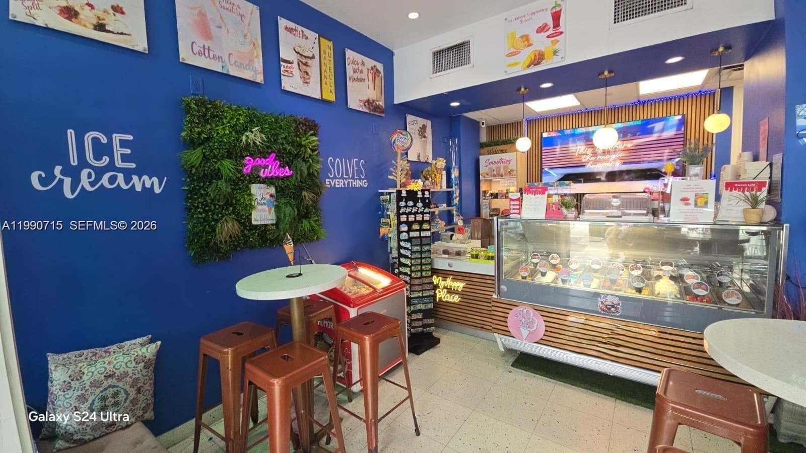 Ice Cream Shop for Sale in Miami Beach